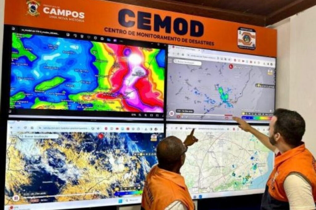 Defesa Civil alerta para possibilidade de chuva forte em Campos